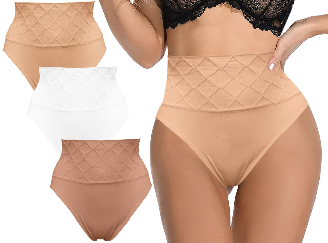 Women's Body Shaping Knickers High Waist Shapewear Tummy Tuck Control Underwear MULTIPACK/SINGLE