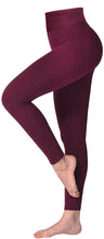 Charger l&#39;image dans la galerie, Women&#39;s Warm Brushed Fleece High Waist Leggings Winter Thermal Yoga Gym Sports Stretchy Pants
