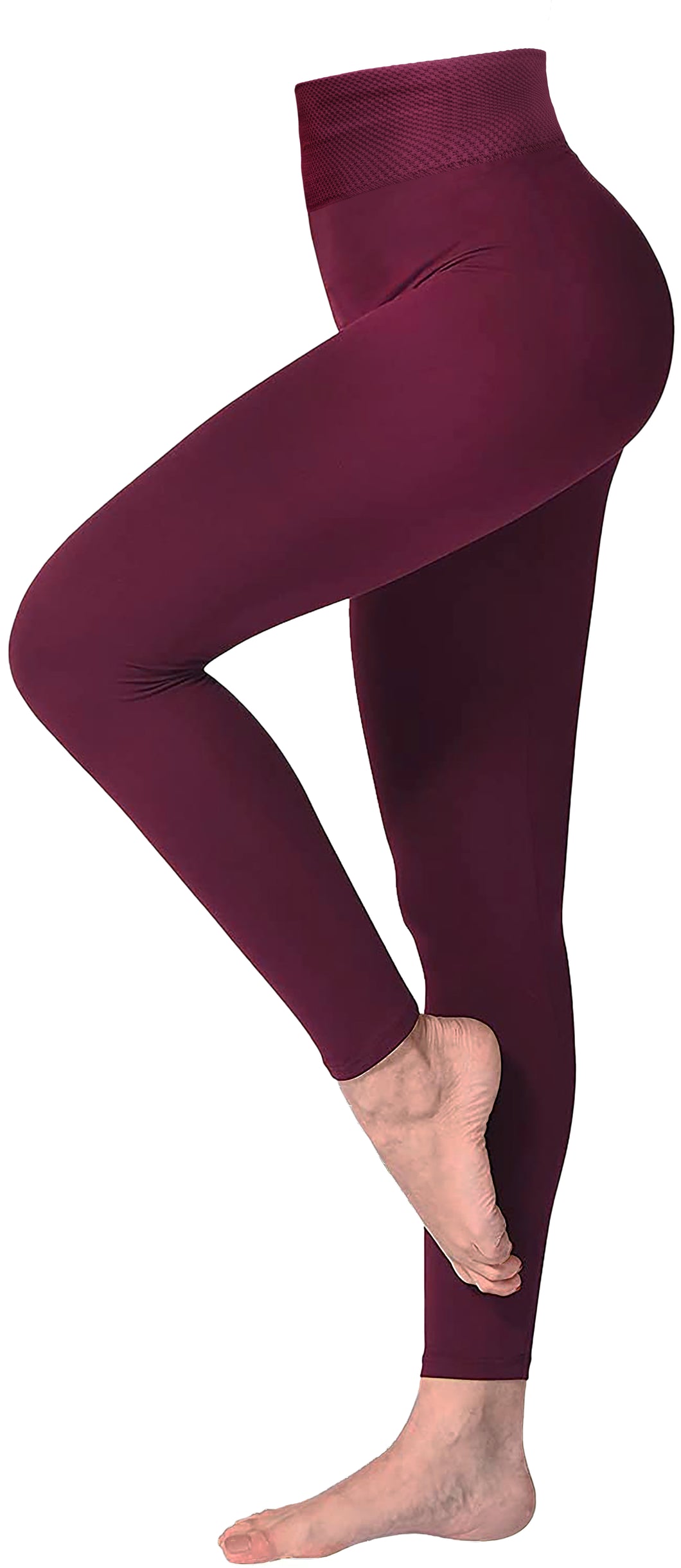 Women's Warm Brushed Fleece High Waist Leggings Winter Thermal Yoga Gym Sports Stretchy Pants